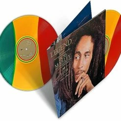 Nouveau ⭐ Legend - 30th Anniversary Edition - Red/Gold/Green Vinyl (Colored, 2 LPs) Von Bob Marley 🌟
